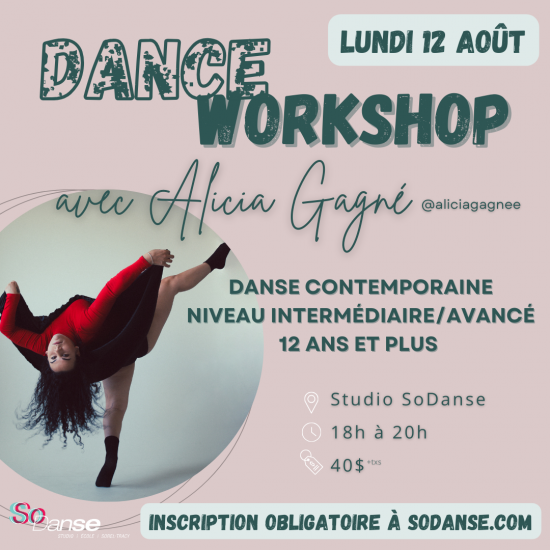 Workshop avec Alicia Gagné